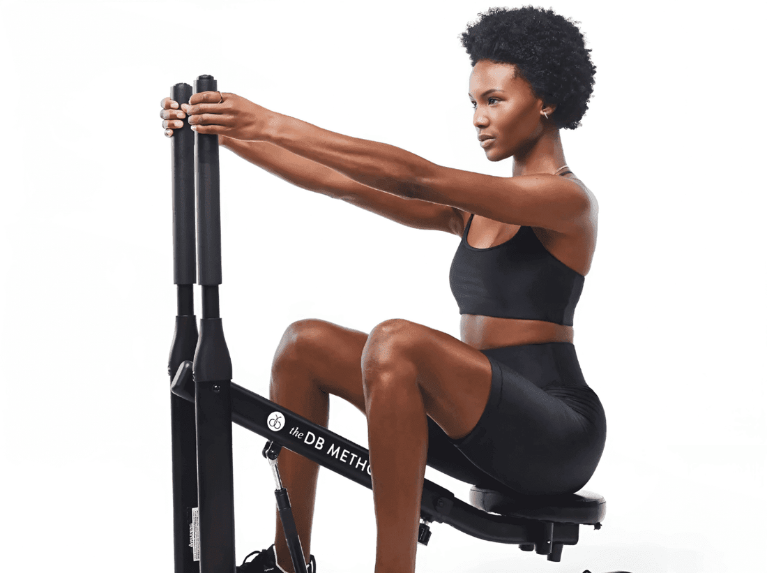 exercise on db method squat machine