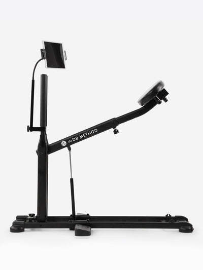 DreamMount keeps your DB Method machine stored securely for safe and convenient home workouts.